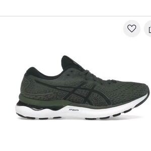 Asics Gel Nimbus 24 Shoes Mens Size 9 Running FF Blast + Sneakers Olive Green